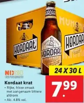 Lidl Kordaat krat aanbieding