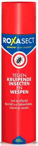 De Online Drogist Roxasect spuitbus tegen kruipende insecten en wespen 400ml aanbieding