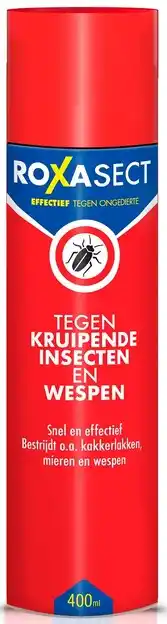 De Online Drogist Roxasect spuitbus tegen kruipende insecten en wespen 400ml aanbieding