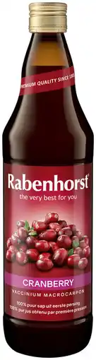 De Online Drogist Rabenhorst cranberrysap 750ml aanbieding