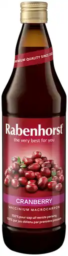 De Online Drogist Rabenhorst cranberrysap 750ml aanbieding