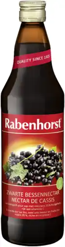 De Online Drogist Rabenhorst zwarte bessennectar 750ml aanbieding