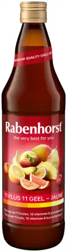 De Online Drogist Rabenhorst multivruchtensap 11 plus 11 geel 750ml aanbieding