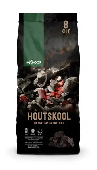 Welkoop Welkoop houtskool - bbq brandstoffen - 8 kg aanbieding