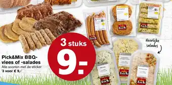 Hoogvliet Pick&Mix BBQ- vlees of -salades aanbieding