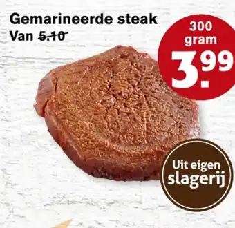 Hoogvliet Gemarineerde steak 300g aanbieding