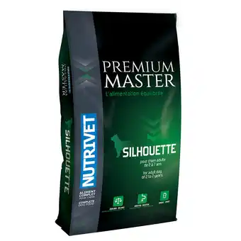 Zooplus 15kg nutrivet premium master silhouette - droog hondenvoer aanbieding