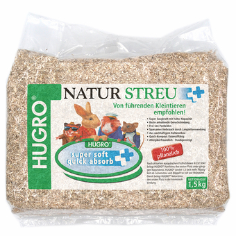 Zooplus 1,5kg hugro natuurstrooisel knaagdier aanbieding