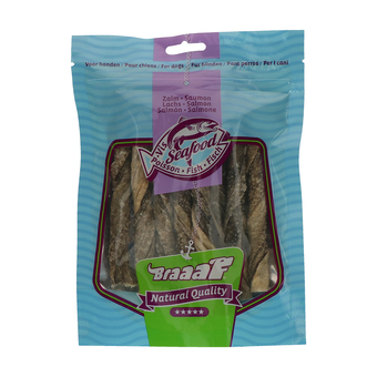 Zooplus 70g zalm kauwrollen braaaf hondensnacks aanbieding