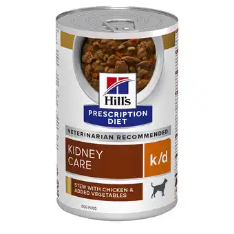 Zooplus 24x354g hill's prescription diet k/d stoofpotje met kip hondenvoer aanbieding