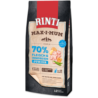 Zooplus Rinti max-i-mum junior kip hondenvoer - 12 kg aanbieding