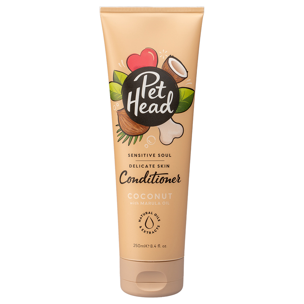 250ml pet head sensitive soul conditioner hond aanbieding bij Zooplus