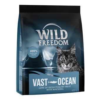 Zooplus Wild freedom adult vast oceans met makreel kattenvoer - 400 g aanbieding