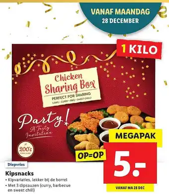 Lidl Kipsnacks aanbieding