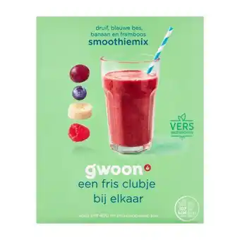 Coop G'woon smoothiemix druif, bes, banaan aanbieding