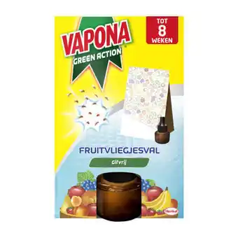 Coop Vapona green action fruitvliegjesval aanbieding