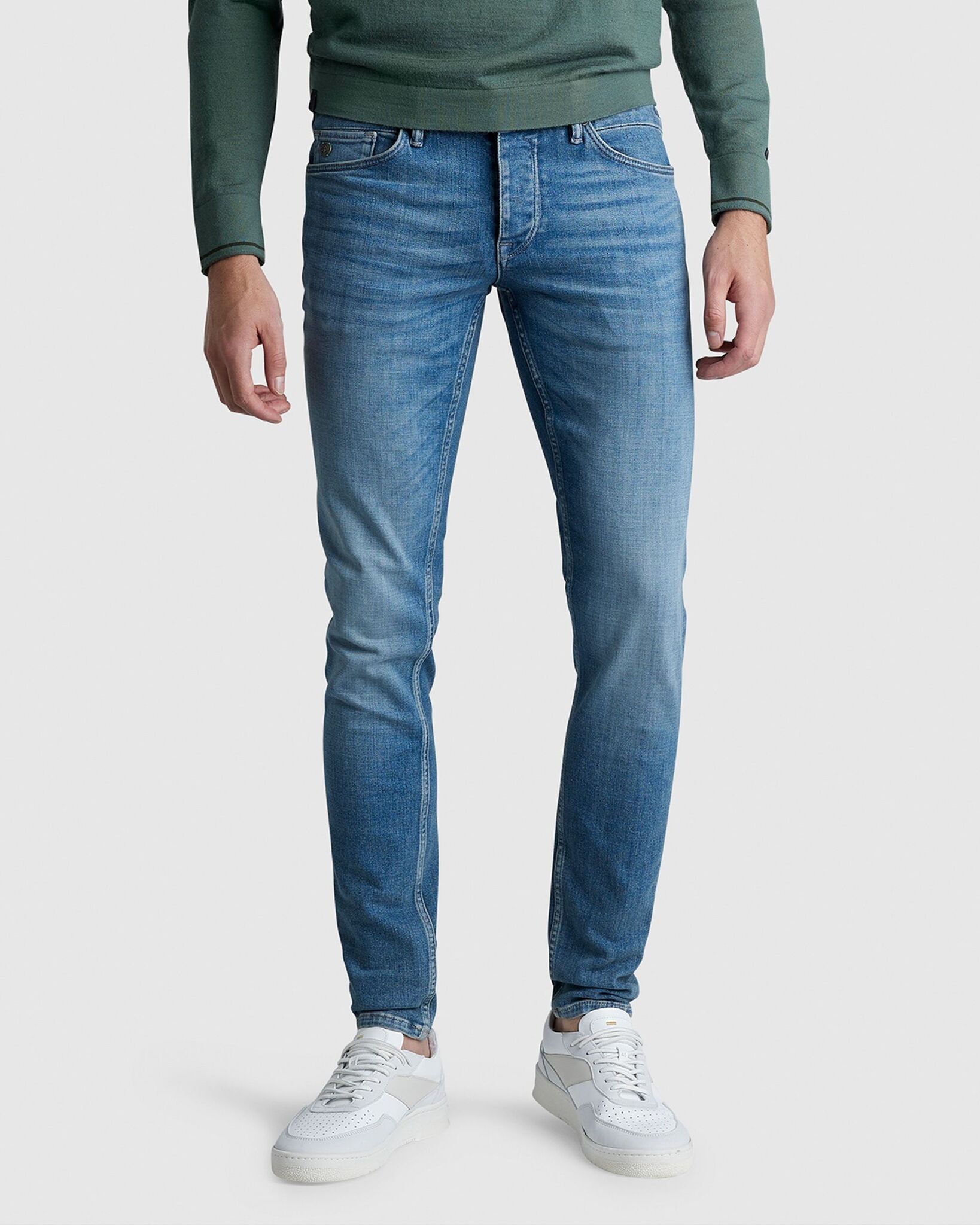 Cast iron riser slim fit heren jeans aanbieding bij Only for Men