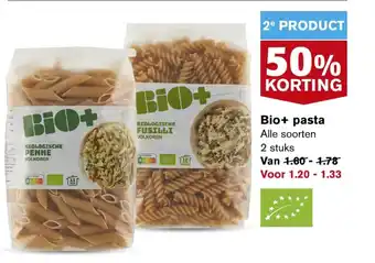 Hoogvliet Bio+ pasta aanbieding