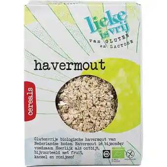 Vitamins Lieke is vrij havermout bio 450 gram aanbieding