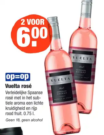 ALDI Vuelta rosé aanbieding