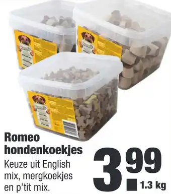 ALDI Romeo hondenkoekjes aanbieding