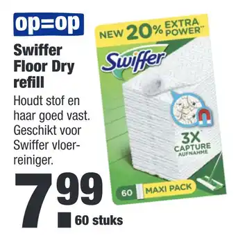 ALDI Swiffer Floor Dry refill aanbieding