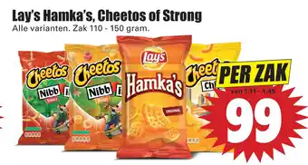 Dirk Lay's Hamka's, Cheetos of Strong aanbieding