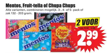 Dirk Mentos, Fruit-tella of Chupa Chups aanbieding