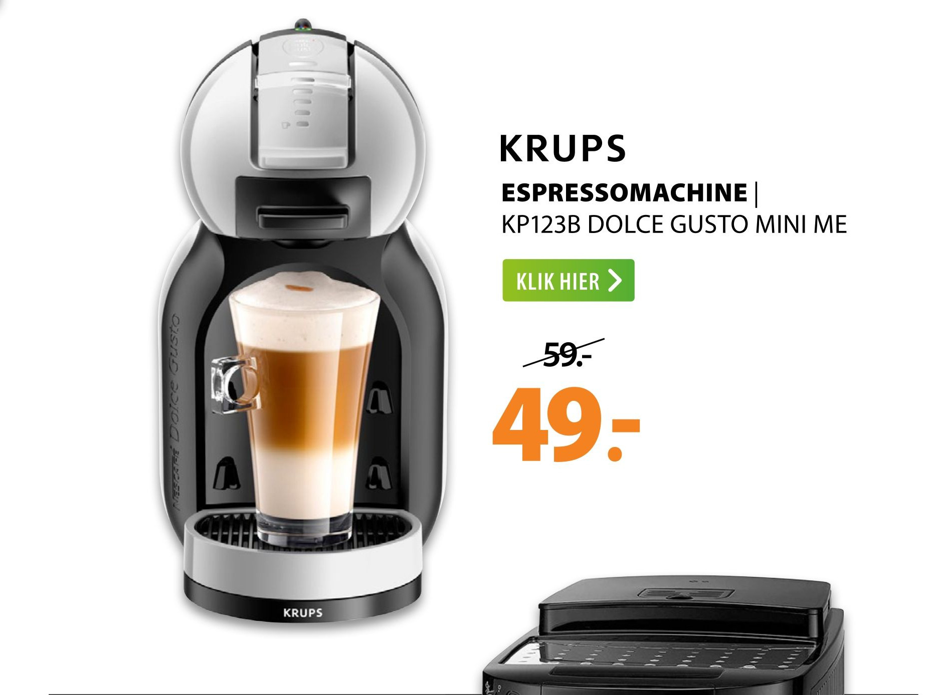 Krups Espressomachine Kp123B Dolce Gusto Mini Me aanbieding bij Expert