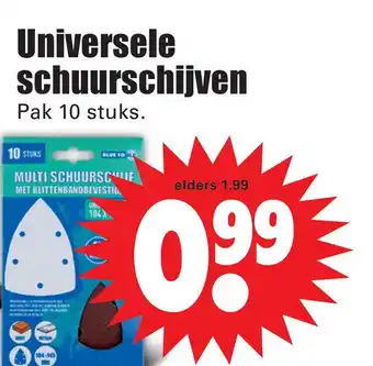 Dirk Universele schuurschijven aanbieding