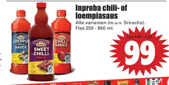 Dirk Inproba chili- of loempiasaus aanbieding