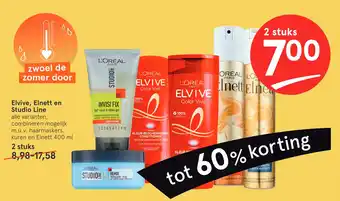 Etos Elvive, Elnett en Studio Line aanbieding