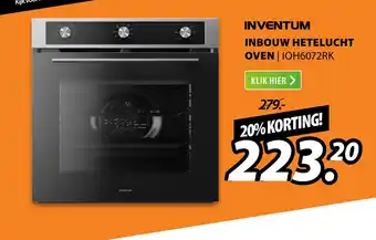 Expert Inventum Inbouw Hetelucht Oven | Ioh6072Rk aanbieding