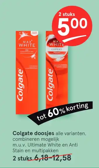 Etos Colgate doosjes aanbieding