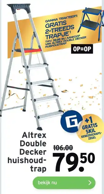 GAMMA Altrex Double Decker aanbieding