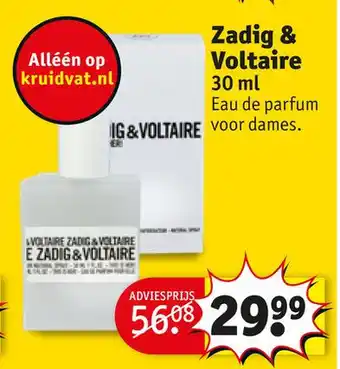 Kruidvat Zadig & Voltaire aanbieding