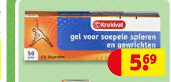 Kruidvat gel voor soepele spieren aanbieding