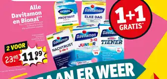 Kruidvat Davitamon en Bional aanbieding