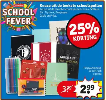 Kruidvat Keuze uit de leukste schoolspullen aanbieding