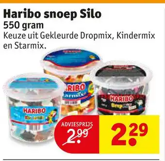 Kruidvat Haribo snoep Silo aanbieding