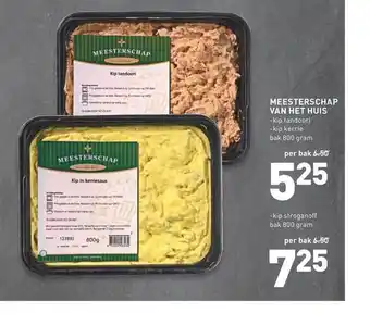 De Kweker Meesterschap Van Het Huis : Kip Tandoori, Kip Kerrie Of Kip Stroganoff 800 gram aanbieding