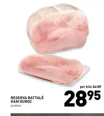 De Kweker Reserva Battalé Ham Duroc aanbieding