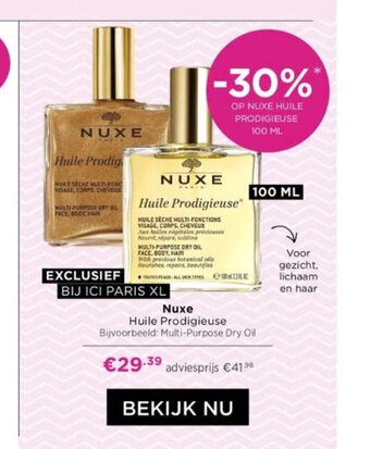 ICI Paris XL NUXE Huile Prodigieuse aanbieding