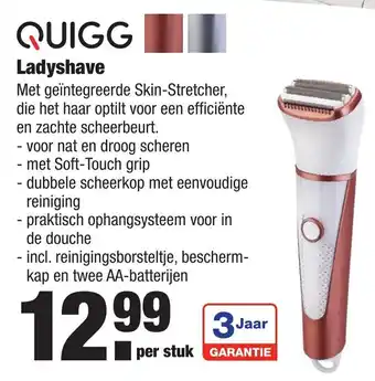 ALDI Quigg Ladyshave aanbieding