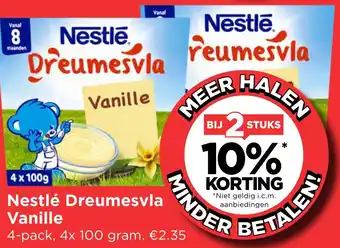 Vomar Voordeelmarkt Nestlé Dreumesvla Vanille aanbieding