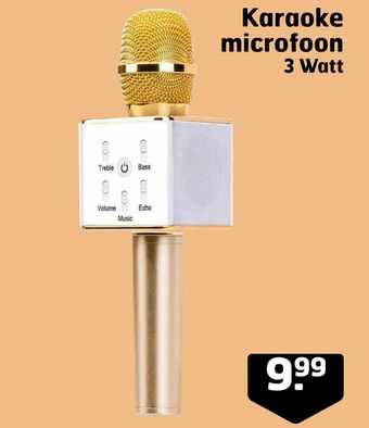 Trekpleister Karaoke microfoon aanbieding