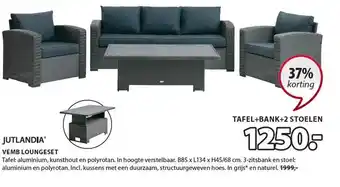 Jysk Vemb loungeset aanbieding