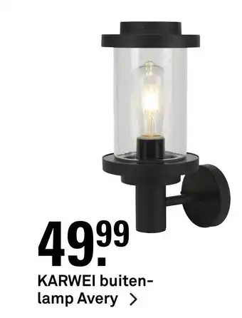 Karwei KARWEI buitenlamp Avery aanbieding