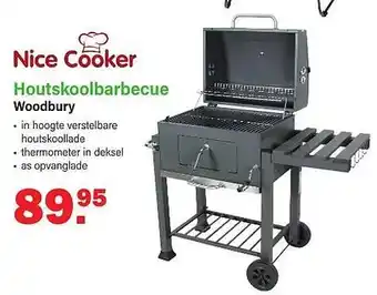 Van Cranenbroek Nice cooker houtskoolbarbecue woodbury aanbieding