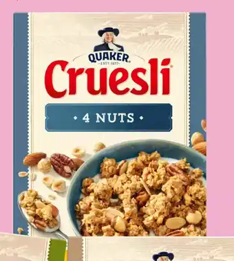 Flink Quaker Cruesli 4 Nuts aanbieding